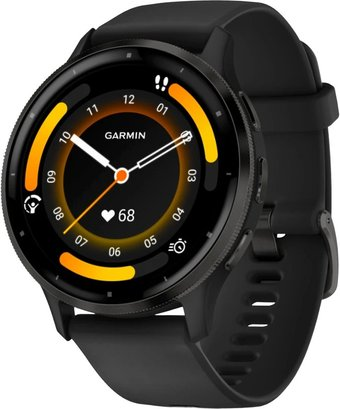 Умные часы Garmin Venu 3 (черный, с силиконовым ремешком) - 1/1