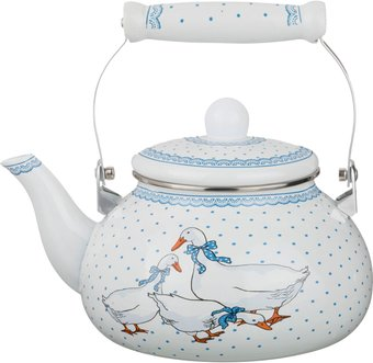Чайник без свистка Agness Гуси 934-343 - 1/1