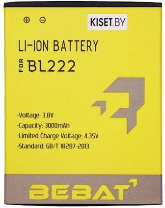 Аккумулятор для телефона Bebat BL222 - 1/1