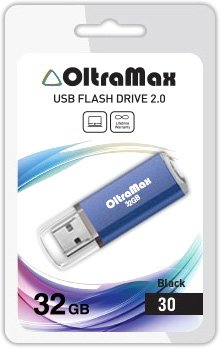 USB Flash OltraMax 30 32GB (синий) [OM032GB30-BL] - 1/1