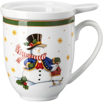 Сервиз Hutschenreuther Happy Wintertime 02488-727470-28685 (с подставкой и ситечком) - 1/1