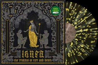 Виниловая пластинка Ignea - The Realms Of Fire And Death (Limited Edition, темно-зеленый винил/с желтыми вкраплениями) - 1/1