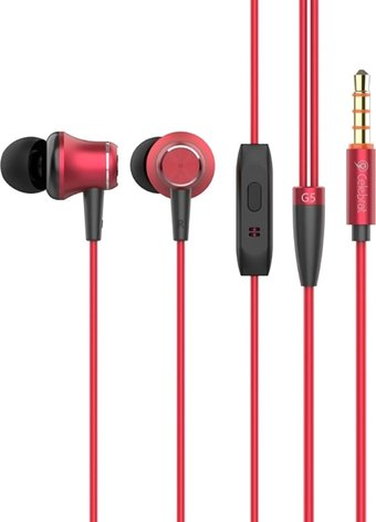 Наушники Celebrat G5 (красный/черный) - 1/1