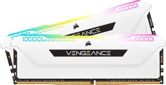 Оперативная память Corsair Vengeance RGB PRO SL 2x16ГБ DDR4 3600 МГц CMH32GX4M2D3600C18W - 1/1