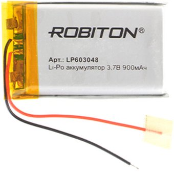 Аккумулятор Robiton LP603048 900mAh 1 шт. - 1/1