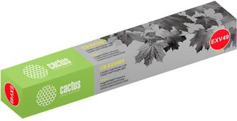 Картридж CACTUS CS-EXV49Y (аналог Canon C-EXV49 Yellow) - 1/1
