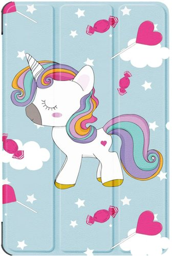 Чехол для планшета JFK Smart Case для Lenovo Tab M10 HD 2nd Gen TB-X306 (единорог) - 1/1