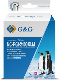 Картридж G&G NC-PGI-2400XLM (аналог Canon PGI-2400XL M) - 1/1