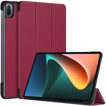 Чехол для планшета JFK Smart Case для Xiaomi Mi Pad 5/Mi Pad 5 Pro (бордовый) - 1/1
