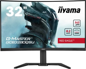 Игровой монитор Iiyama G-Master Red Eagle Curved GCB3280QSU-B1 - 1/1