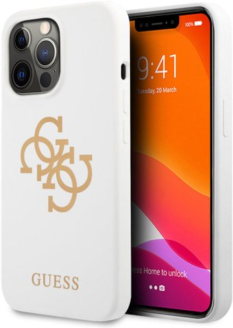 Чехол для телефона CG Mobile Guess для iPhone 13 Pro GUHCP13LLS4GGWH - 1/1