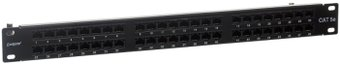Патч-панель ExeGate EPPHD-UTP-1U-19-48-8P8C-C5e-110D - 1/1