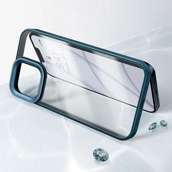 Чехол для телефона Baseus Crystal для iPhone 13 Pro (голубой) - 1/1