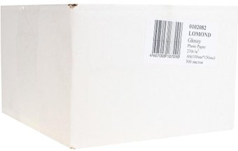 Фотобумага Lomond Глянцевая 10x15 230 г/кв.м. 500 листов (0102082) - 1/1