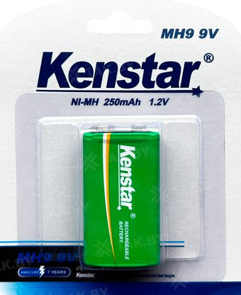 Аккумулятор Kenstar MH9/Крона Ni-Mh 250 mAh BL-1 - 1/1