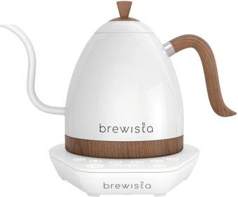Электрический чайник Brewista Artisan Gooseneck 1л (белый/дерево) - 1/1