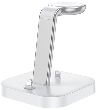 Беспроводное зарядное Hoco CW43 (белый) - 1/1