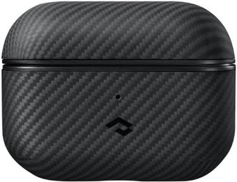 Чехол Pitaka MagEZ для AirPods Pro 2 (черный/серый) - 1/1