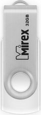 USB Flash Mirex SWIVEL WHITE 32GB (13600-FMUSWT32) - 1/1