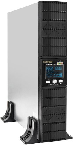 Источник бесперебойного питания ExeGate PowerExpert ULS-1000.LCD.AVR.C13.USB.RS232.SNMP.2U - 1/1