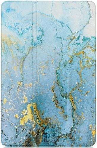 Чехол для планшета JFK Smart Case для Samsung Galaxy Tab A9+ (серо-золотой мрамор) - 1/1