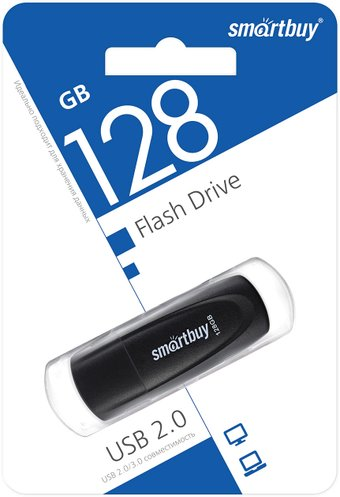 USB Flash SmartBuy Scout 128GB (черный) - 1/1
