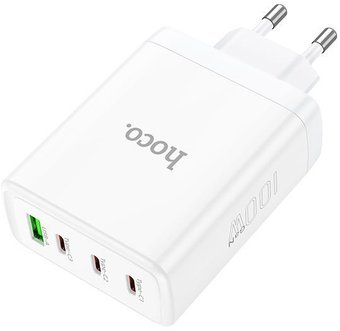 Сетевое зарядное Hoco N31 (белый) - 1/1