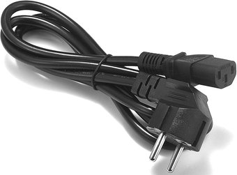 Кабель USBTOP 220v трехконтактный 0.75 mm (1.8 м, черный) - 1/1