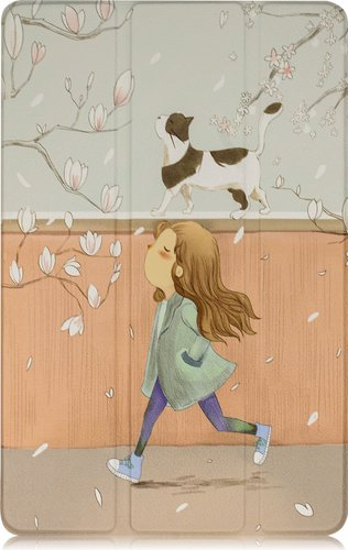 Чехол для планшета JFK Smart Case для Xiaomi Redmi Pad 10.6 (девочка и кот) - 1/1