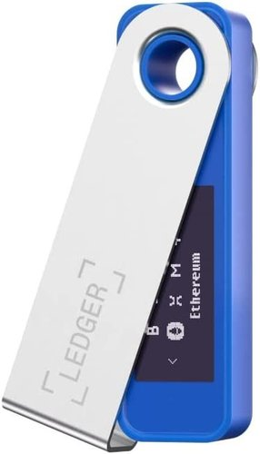 Аппаратный криптокошелек Ledger Nano S Plus (синий) - 1/1