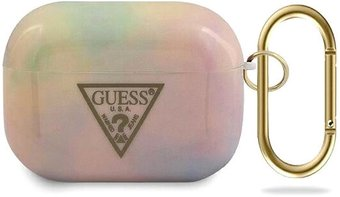 Чехол CG Mobile Guess Tie & Dye with ring для AirPods Pro GUACAPTPUMCGG01 (розовый) - 1/1