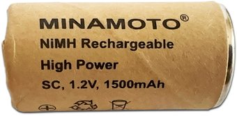 Аккумулятор Minamoto MH-1500SC/HP 1500mAh 1шт - 1/1