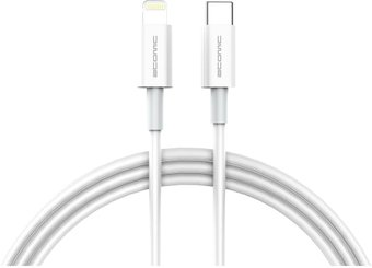 Кабель Atomic USB Type-C - Lightning 30320 (1 м, белый) - 1/1