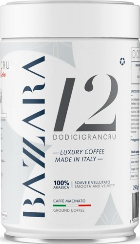Кофе Bazzara Dodicigrancru молотый 250 г - 1/1