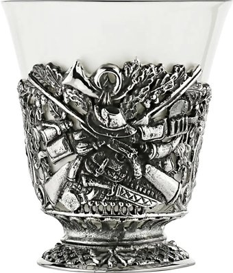 Чашка Кольчугинский мельхиор Охотничья КМ574ЧШ06 - 1/1