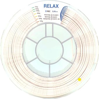 Пластик REC Relax 2.85 мм 750 г (белый) - 1/1