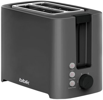 Тостер BBK TR81M (темно-серый) - 1/1