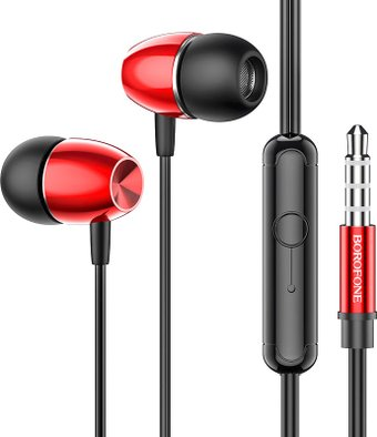 Наушники Borofone BM57 (красный/черный) - 1/1