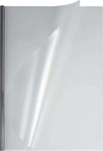Пластиковая обложка для переплета OPUS Metalbind O.Easy Cover A4 13 мм EASYCOVERA4DHM13SRE30 (30 шт, матовый/серебристый) - 1/1