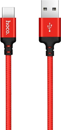 Кабель Hoco X14 USB Type-C (2 м, красный) - 1/1