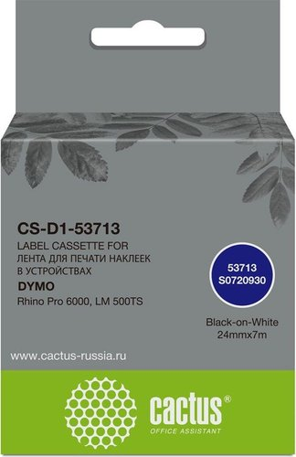 Картридж CACTUS CS-D1-53713 (аналог Dymo D1-53713) - 1/1