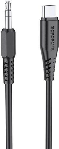 Кабель Borofone BL8 USB Type-C - 3.5 Jack (1 м, черный) - 1/1