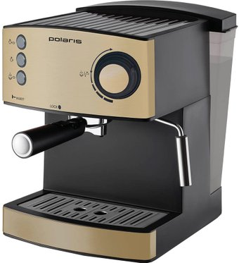 Рожковая кофеварка Polaris PCM 1527E Adore Crema (шампань) - 1/1