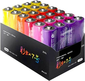 Батарейка ZMI ZI5 Rainbow AA 24 шт. AA524 Colors - 1/1