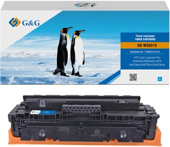 Картридж G&G GG-W2031X (аналог HP W2031X) - 1/1