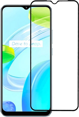 Защитное стекло KST FG для Realme C30/C35 (черный) - 1/1