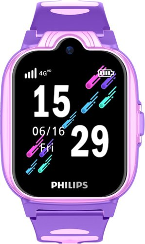 Детские умные часы Philips W6610 (розовый/фиолетовый) - 1/1