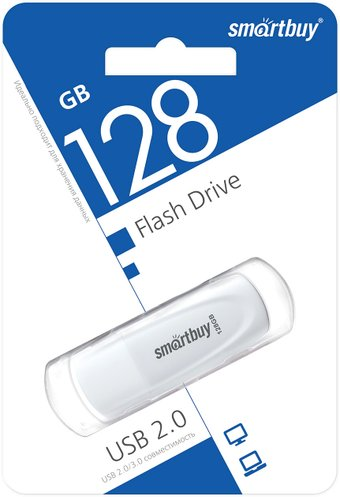 USB Flash SmartBuy Scout 128GB (белый) - 1/1