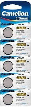 Батарейка Camelion СR2025 5 шт. CR2025-BP5 - 1/1