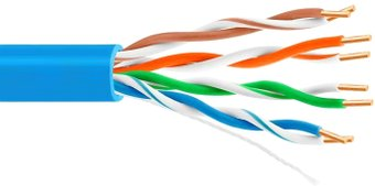 Кабель 5bites UTP Cat.5е US5505-100A-BL (100 м, синий) - 1/1